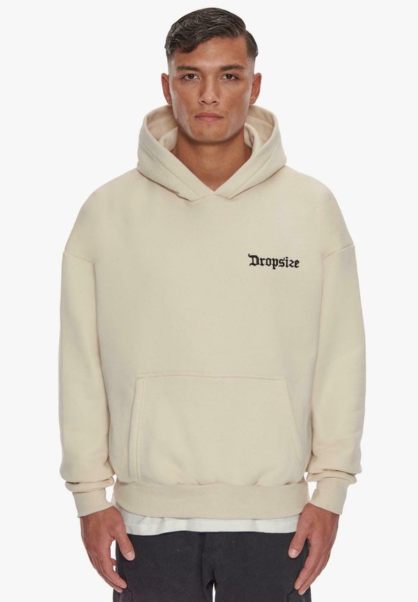 HEAVY EMBO - Kapuzenpullover - coconutmilk