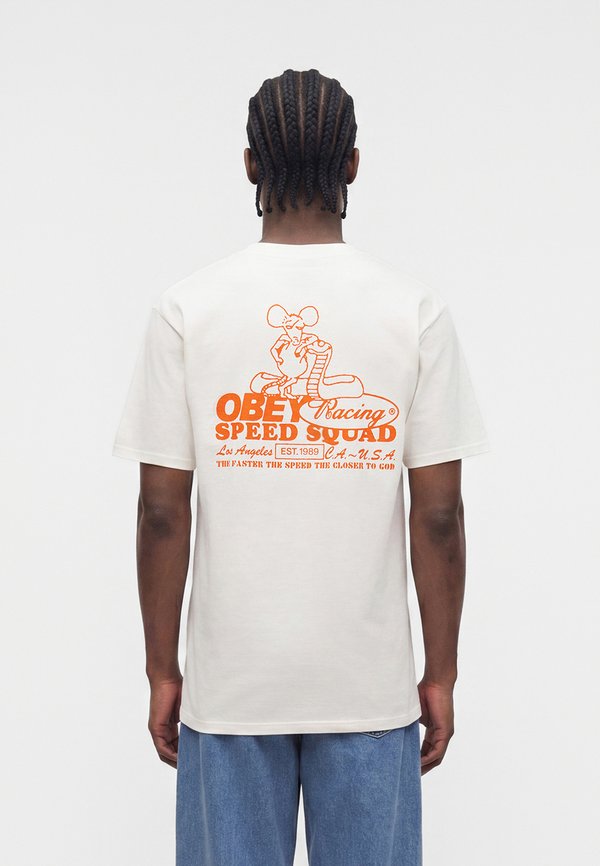 SPEED SQUAD - Tricou cu imprimeu - off-white
