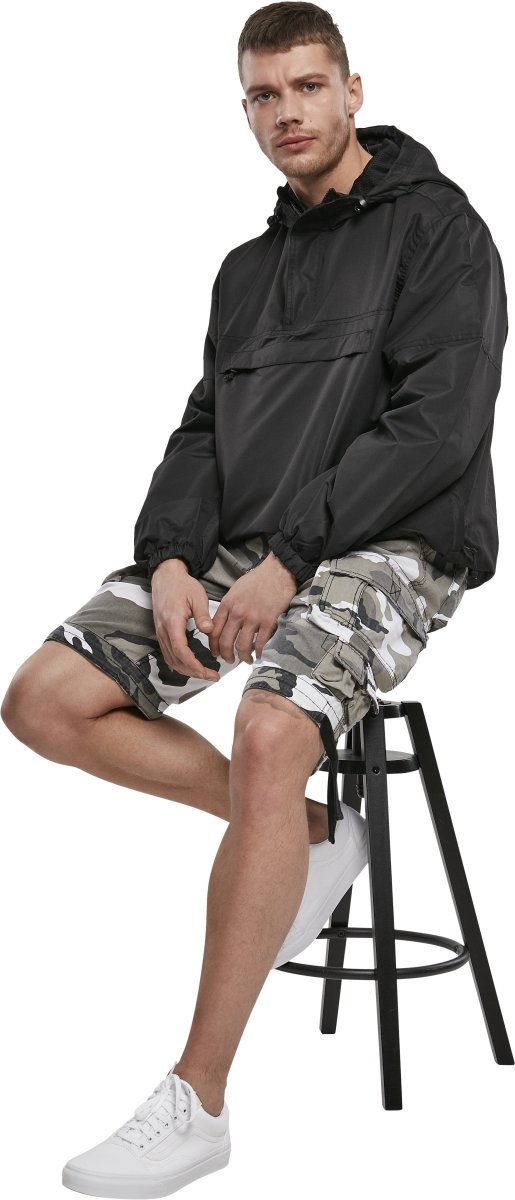 Giacca A Vento Estiva Brandit Uomo - Antivento, Idrorepellente, Con Cappuccio | Poliestere, Design Sportivo - Foto 3