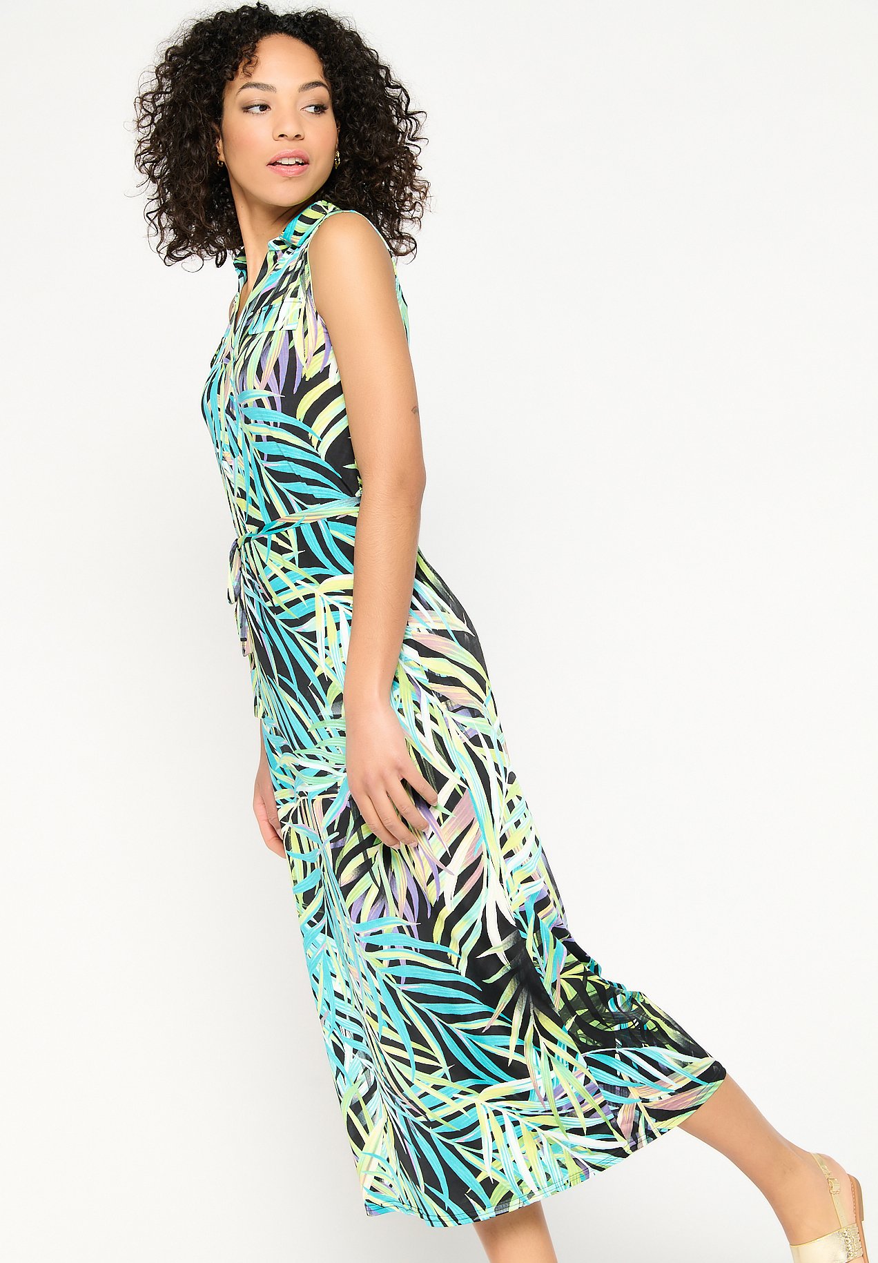 LolaLiza WITH TROPICAL PRINT - Blousejurk - multicolor/meerkleurig - Zalando .nl