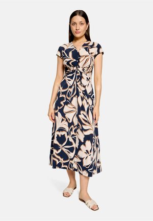 Betty Barclay, BETTY BARCLAY MIT RAFFUNG MIDIKLEID - Day dress - dark blue brown