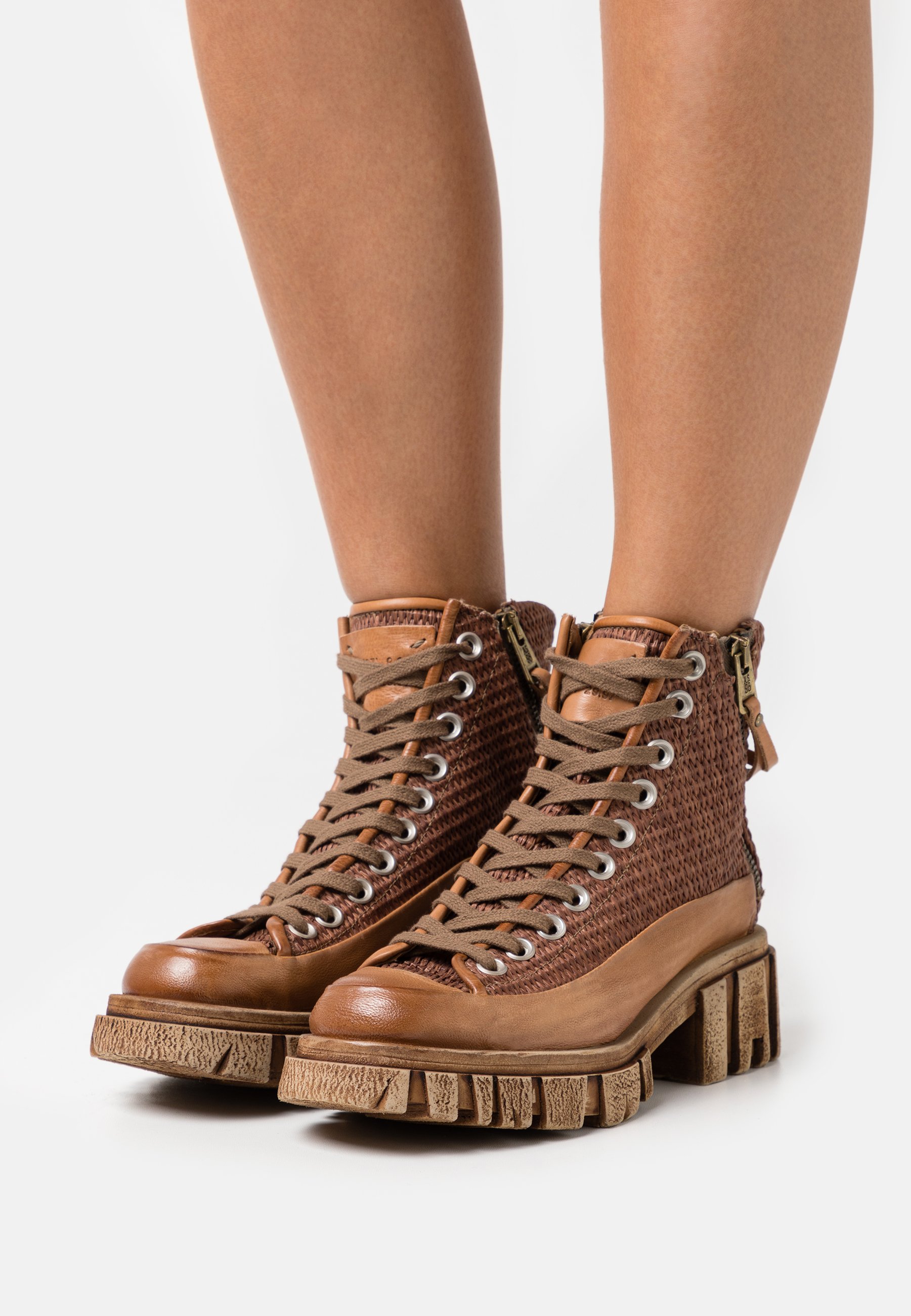 A.S.98 HELL - Botines con cordones - camel/calvados/beige - Zalando.es