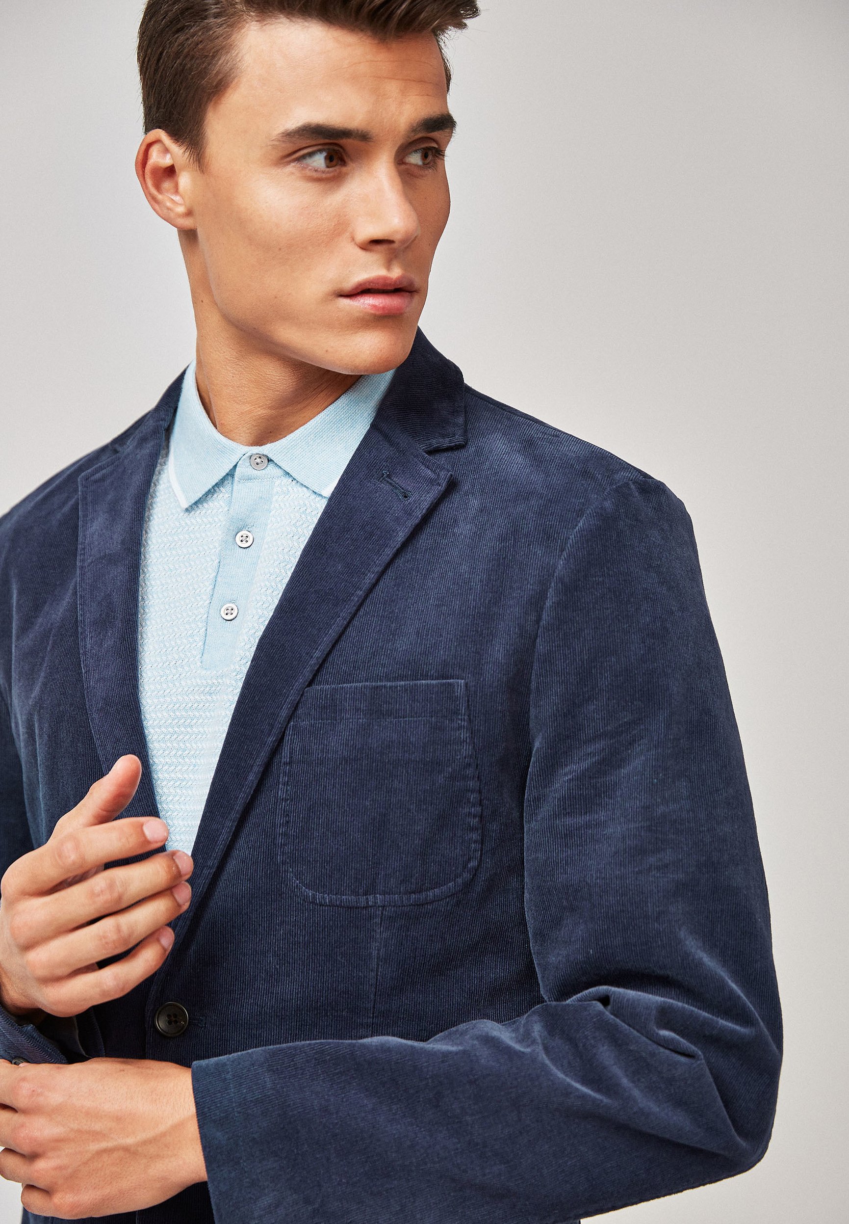 Next CORD - Blazer jacket - blue 