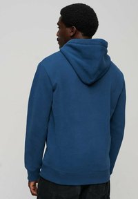 Superdry & Co ESSENTIAL LOGO  - Jersey con capucha - pilot mid blue