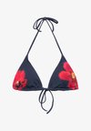 FLORAL TRIANGLE - Haut de bikini - blue
