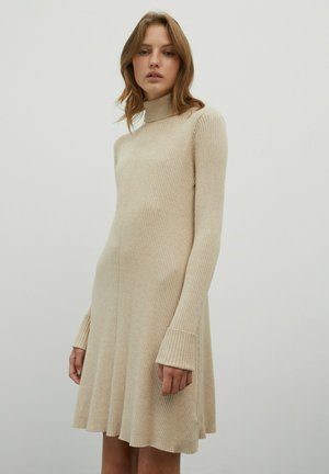 EDITED CONNY - Gebreide jurk - beige