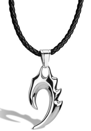 FLAME - Necklace - silberfarben