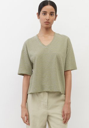 AUS HANF QUALITÄT - T-shirt con stampa - multi olive grove