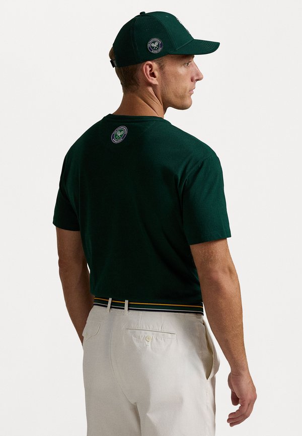 WIMBLEDON CLASSIC FIT LOGO TSHIRT UNISEX - Print T-shirt - moss agate4