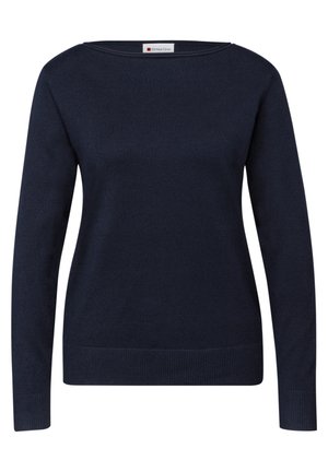 BASIC PULLOVER - Jersey de punto - blau