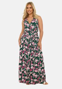 Yours Clothing FLORAL   - Maksimekko - pink