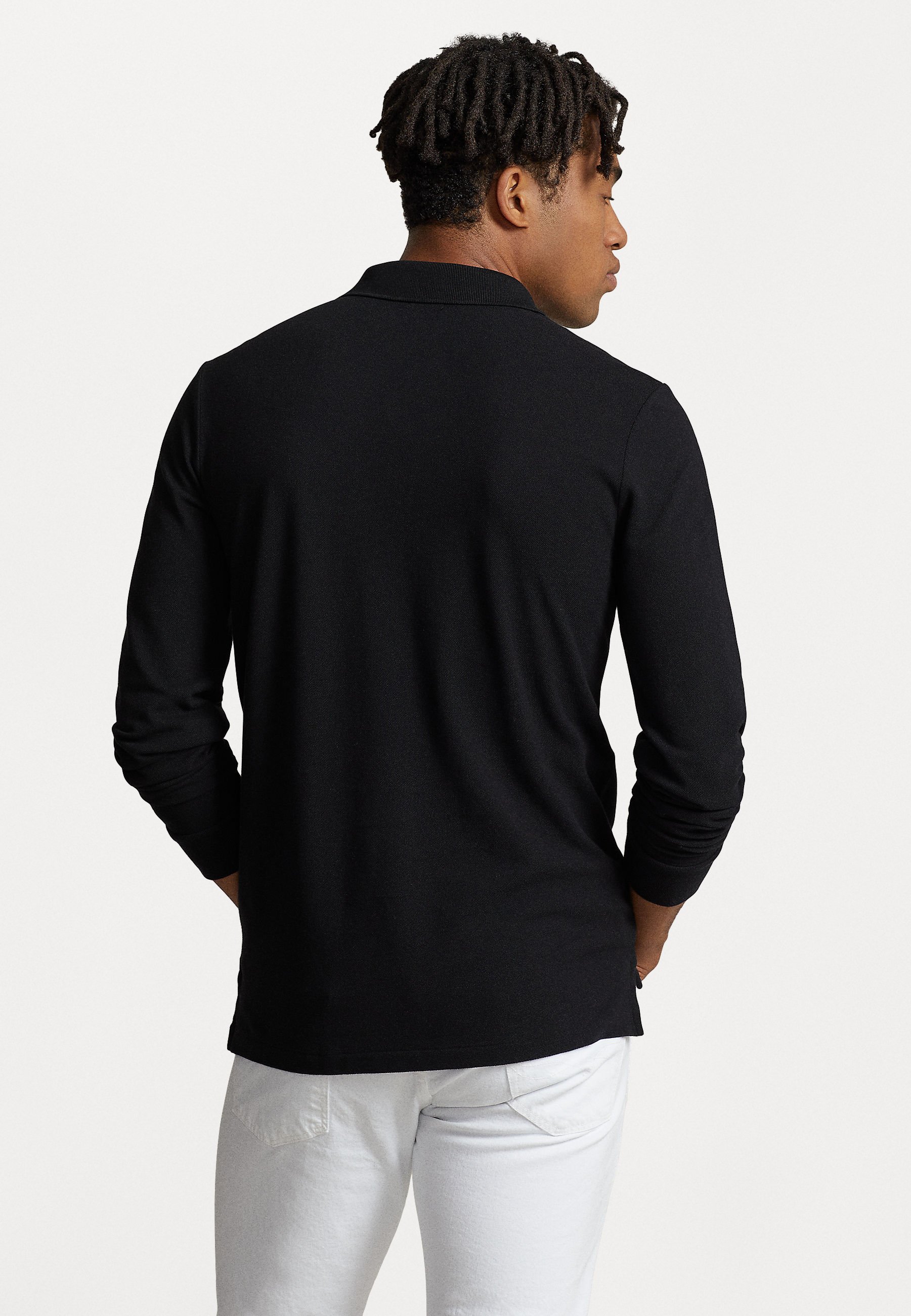 Polo Ralph Lauren CUSTOM SLIM FIT MESH POLO SHIRT - Polo - black