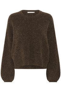 ALPHA SLIT PULLOVER - Jumper - buff mélange