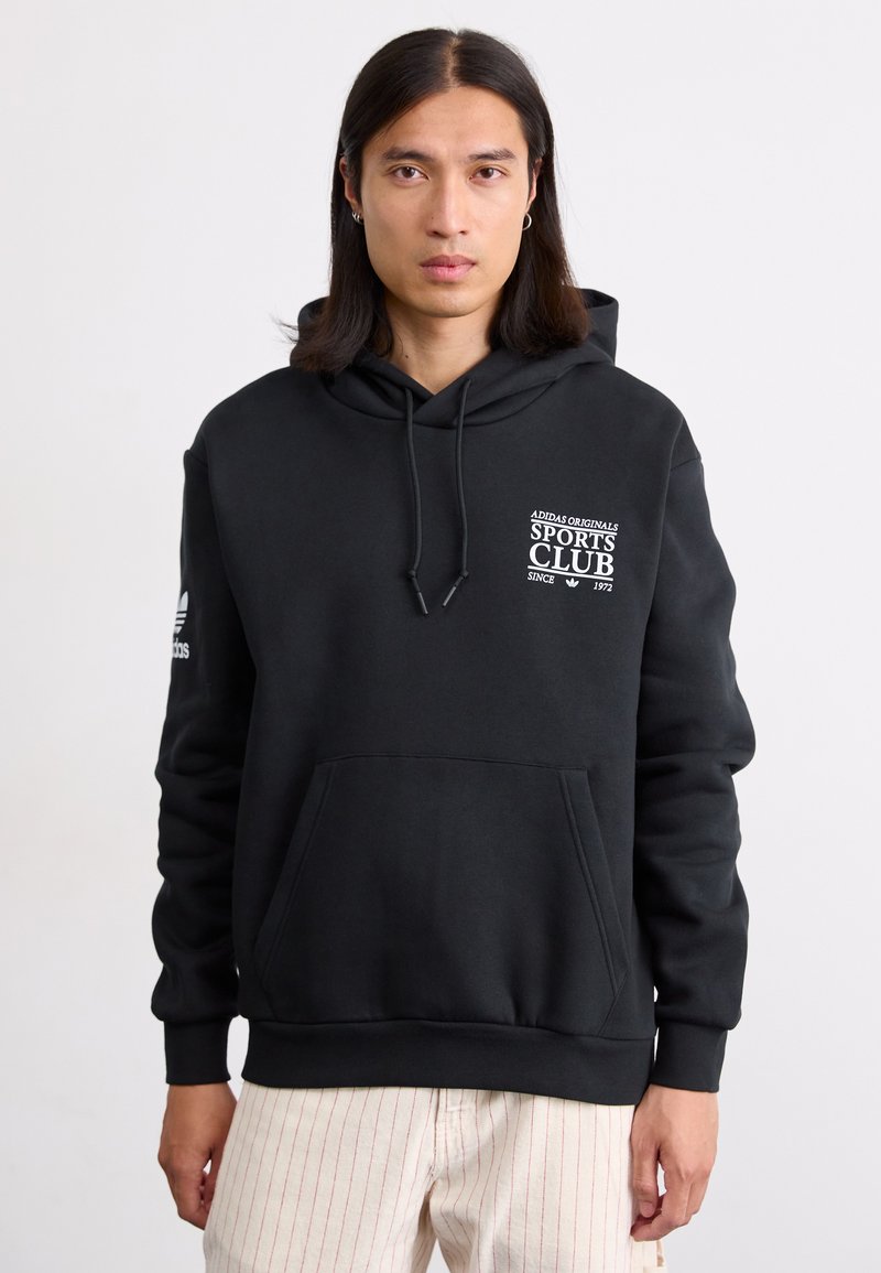 adidas Originals GRAPHIC - Mikina s kapucí - black