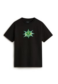 Vans STAR CHECKER - T-shirt med print - black