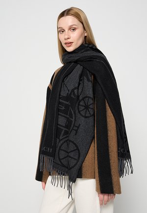 JUMBO HORSE AND CARRIAGE OVERSIZED MUFFLER - Sciarpa - black