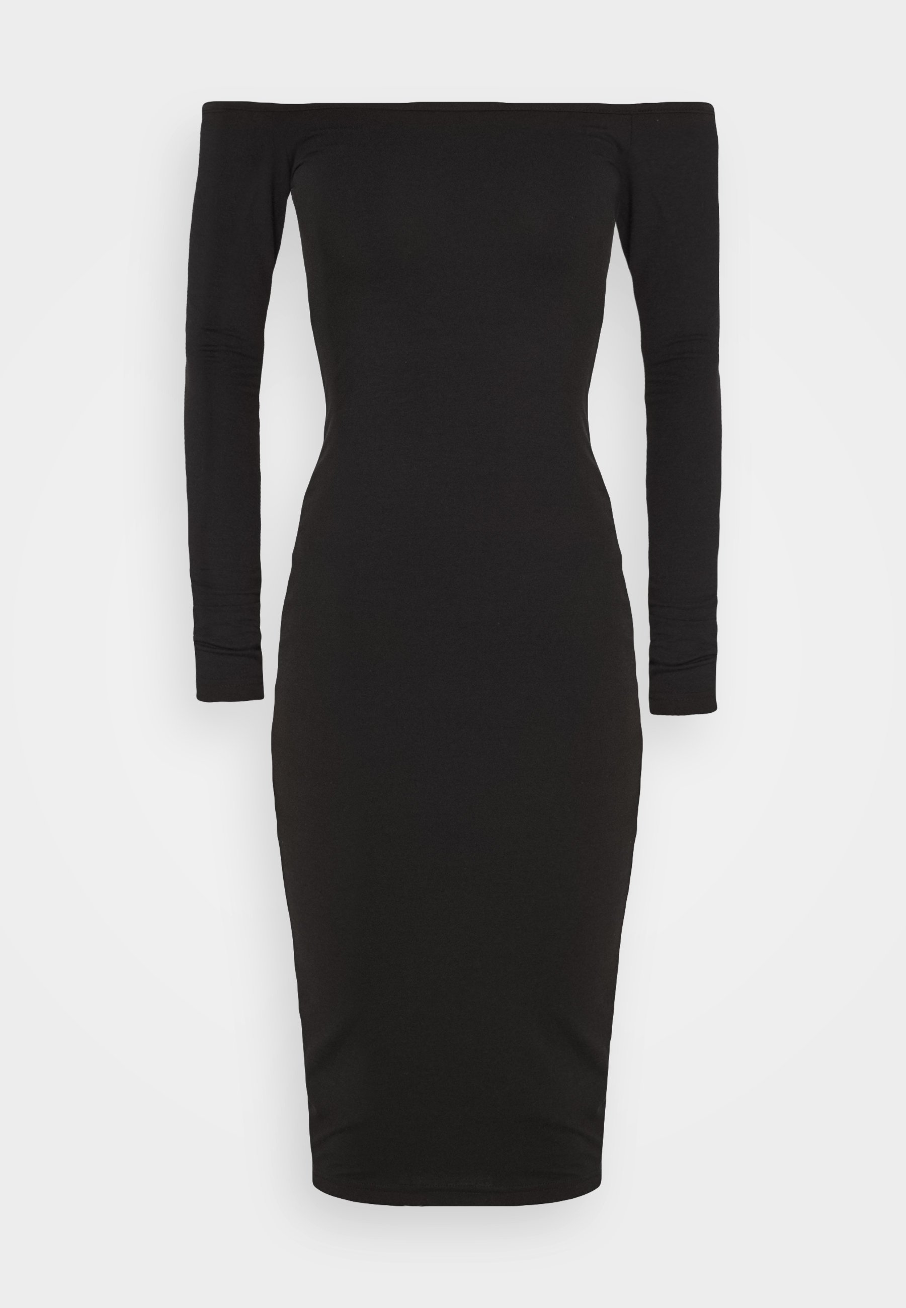 Missguided LONG SLEEVE BARDOT MIDI 
