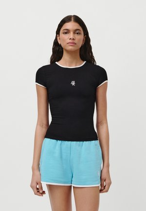 ELMIRA - T-Shirt basic - schwarz/weiß