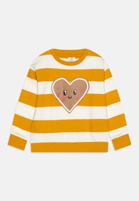 Lindex HEART FRONT UNISEX - Sweatshirt - dusty yellow