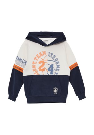 ZWEIFARBIGES- MIT DETAILS - Hoodie - ecru