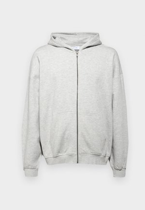 Only & Sons ONSTURNER OVERSIZED ZIP HOODIE - Džemperis ar kapuci - light grey melange