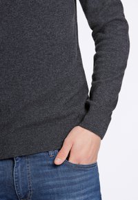 Junk De Luxe RECYCLED MIX  - Strickpullover - charcoal mel