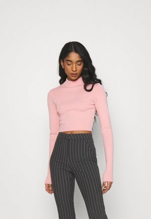KIMBER CROPPED - Sweter - pink medium