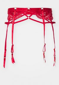 Hunkemöller JACKY SUSPENDER - Prisegamų kojinių diržai - chili pepper