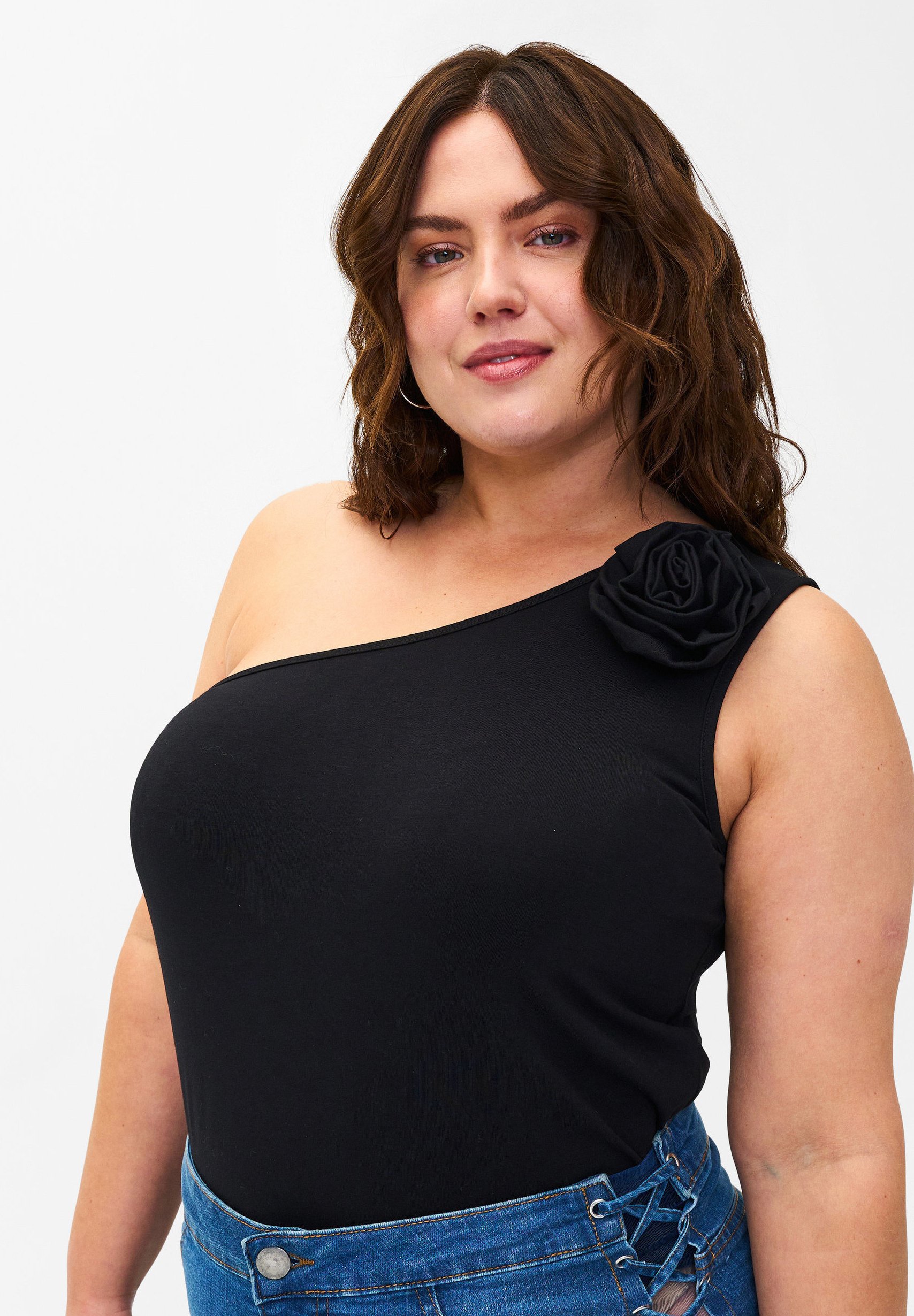 one shoulder top zalando