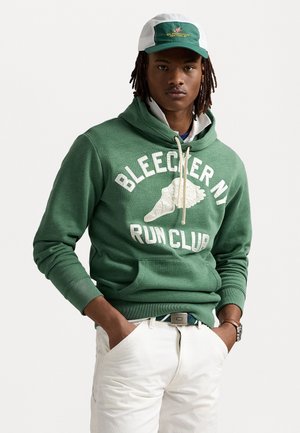 SLUB GRAPHIC HOODIE - Sudadera - antique green