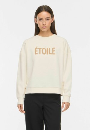 VILA LONG SLEEVED SWEATSHIRT VIREFLECT ROUND NECK - Sweatshirt - birch