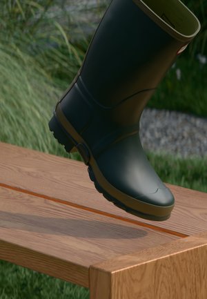 MENS GARDENER BOOT - Bottes en caoutchouc - dark olive/clay