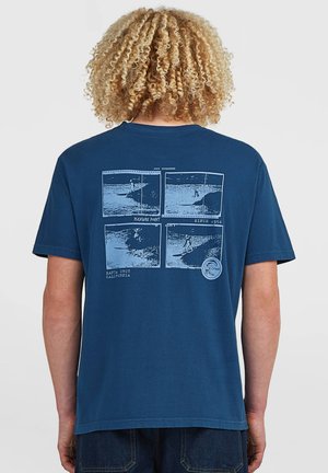 O'Neill, O'RIGINALS RETRO BACK PRINT T-SHIRT UNISEX - Print T-shirt - regal blue