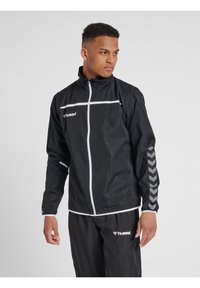 HMLAUTHENTIC - Trainingsjacke - black/white