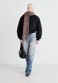MSCH Copenhagen MSCHGALINE RACHELLE SCARF KEY - Sall - choco chip melange
