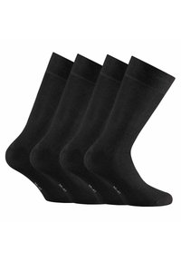 Rohner Advanced Socks BASIC 4ER PACK RZSOCKEN - Strømper - schwarz