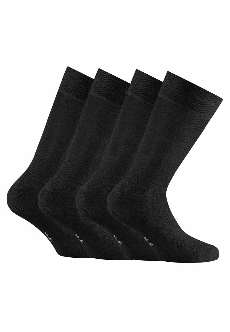 Rohner Advanced Socks BASIC 4ER PACK RZSOCKEN - Strømper - schwarz