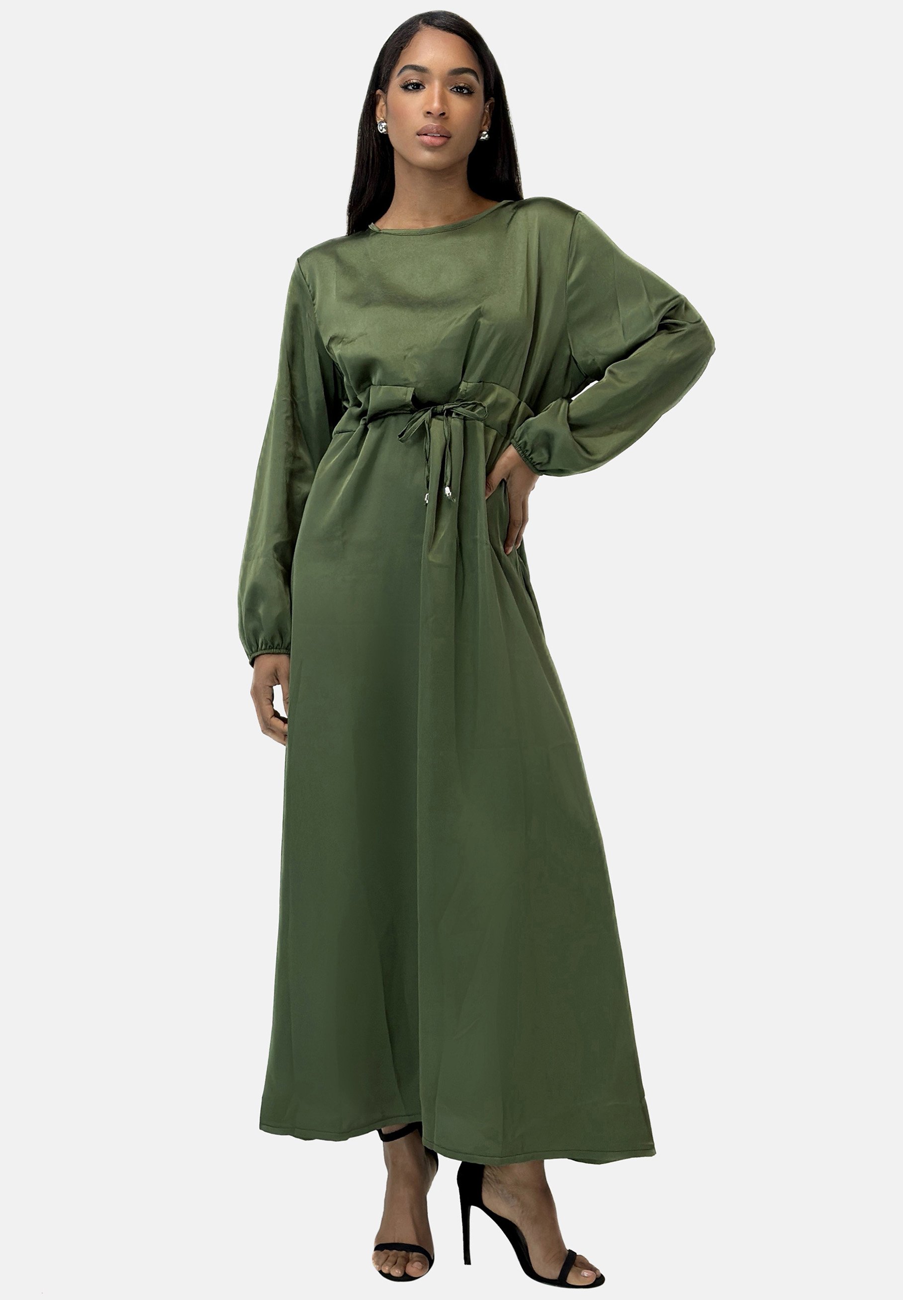 Elara Maxi-jurk grün/kaki