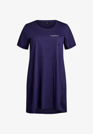 Īsām piedurknēm purpura tunika, izgatavota no mīksta auduma, ar noapaļotu kakla izgriezumu un sānu slēdzenēm, lai nodrošinātu papildu komfortu un kustību.