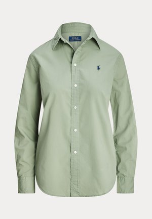 Polo Ralph Lauren LONG SLEEVE BUTTON FRONT SHIRT - Chemisier - cargo green