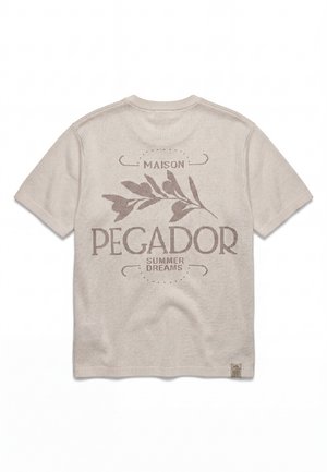 Pegador, ORDINO TEE - T-shirt imprimé - cream