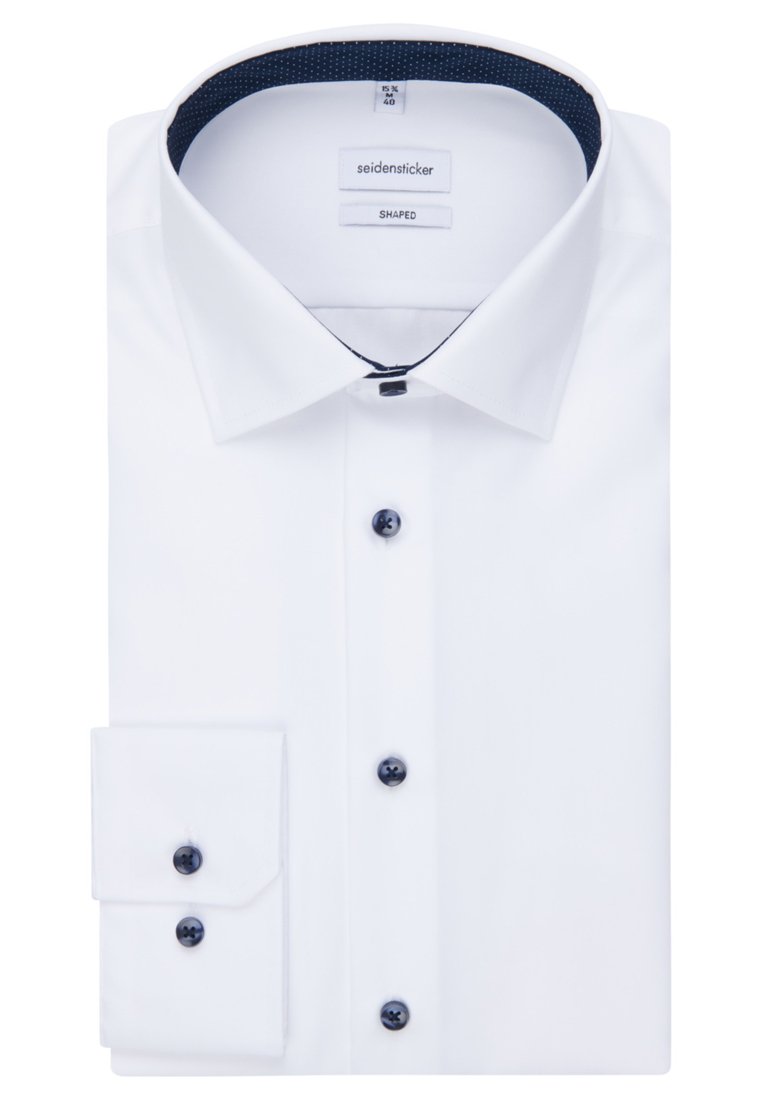 Herren Freizeithemden | Seidensticker SHAPED FIT Hemd white/weiß - KT23307 Herren Freizeithemden | Seidensticker SHAPED FIT Hemd white/weiß - KT23307