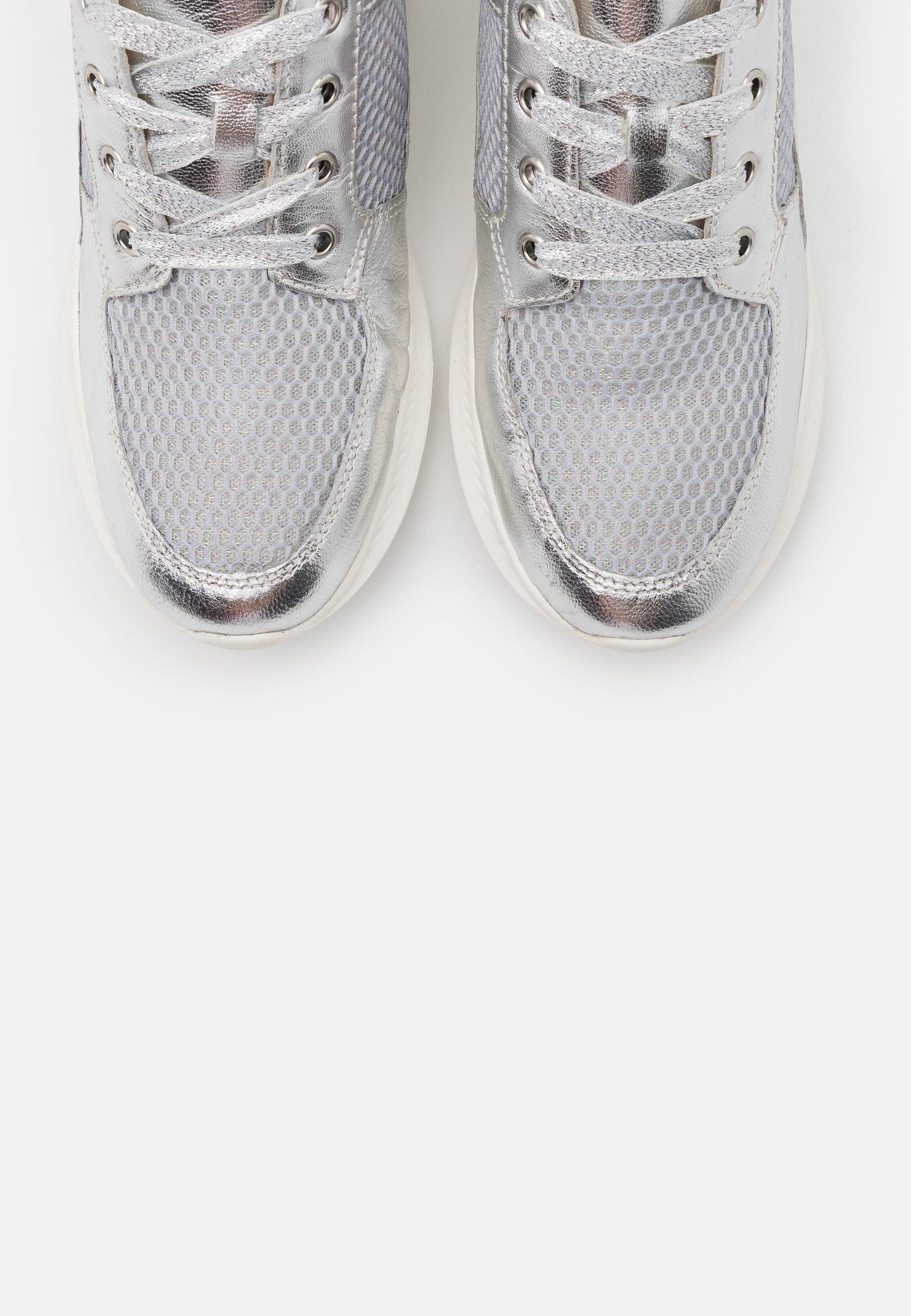 caprice silver trainers