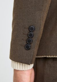 Selected Homme SLHSLIM CEDRIC STRUCTURE SUIT - Traje - brown stone
