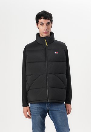 Tommy Jeans VAIL PUFFER VEST - Strukirani kaput - black