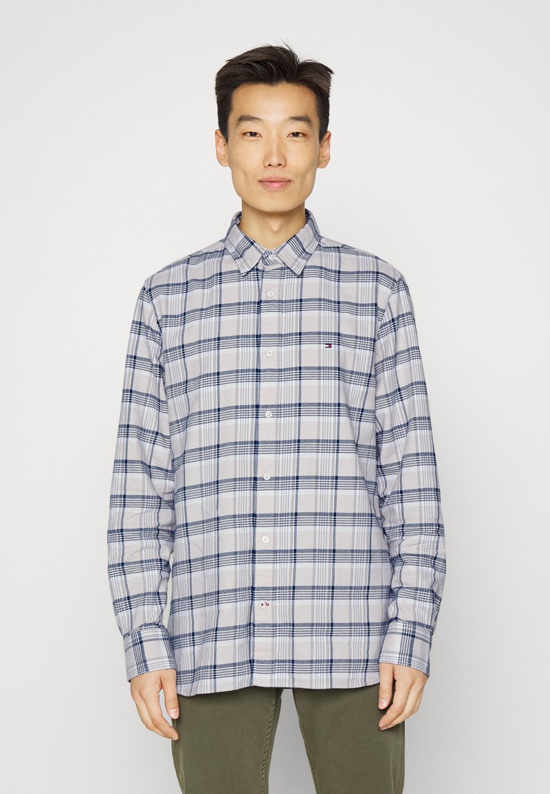 Tommy Hilfiger HEAVY LOOK CHECK - Camisa - alabaster/multi