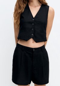 PULL&BEAR Weste - black