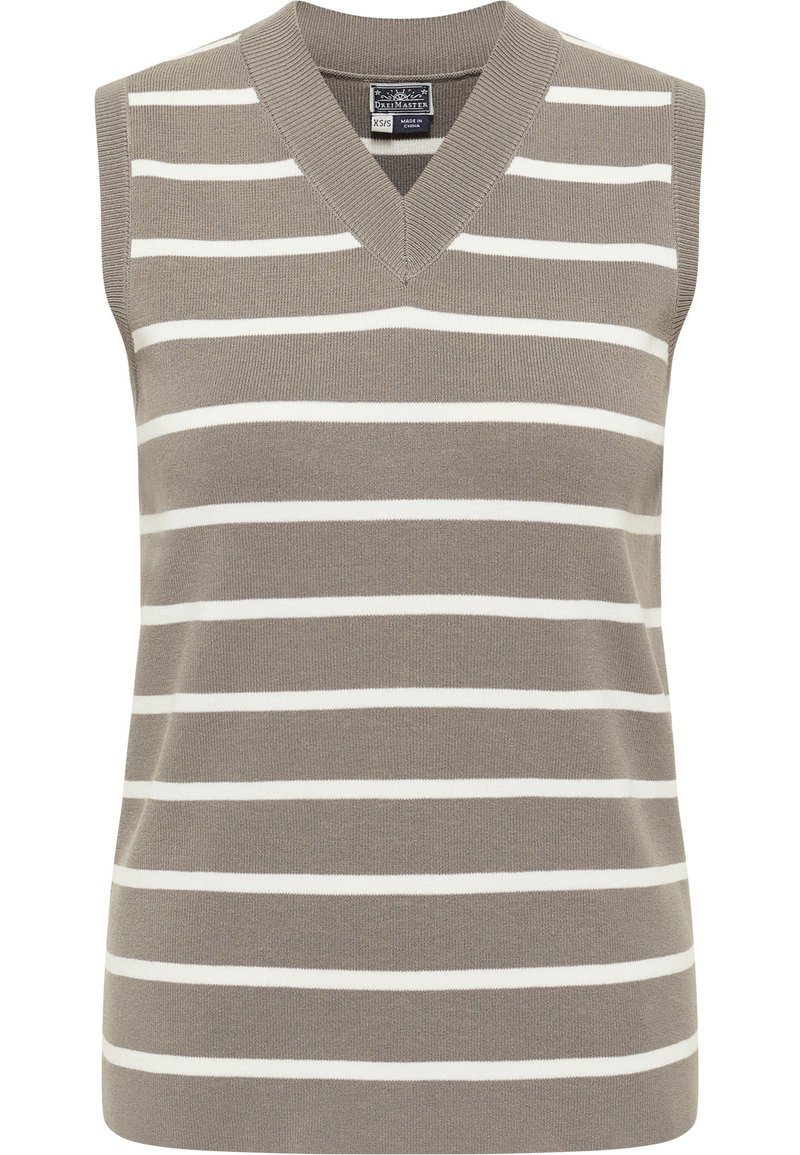 dreimaster Top lichtgrijs