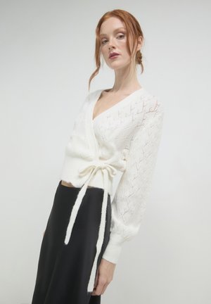 Calliope Strickjacke - bianco