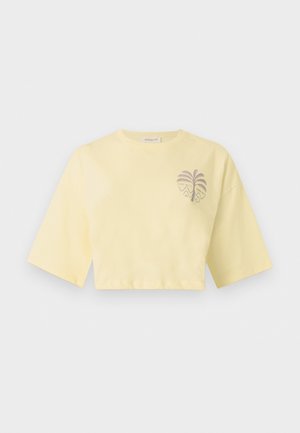 Even&Odd, Camiseta estampada - light yellow